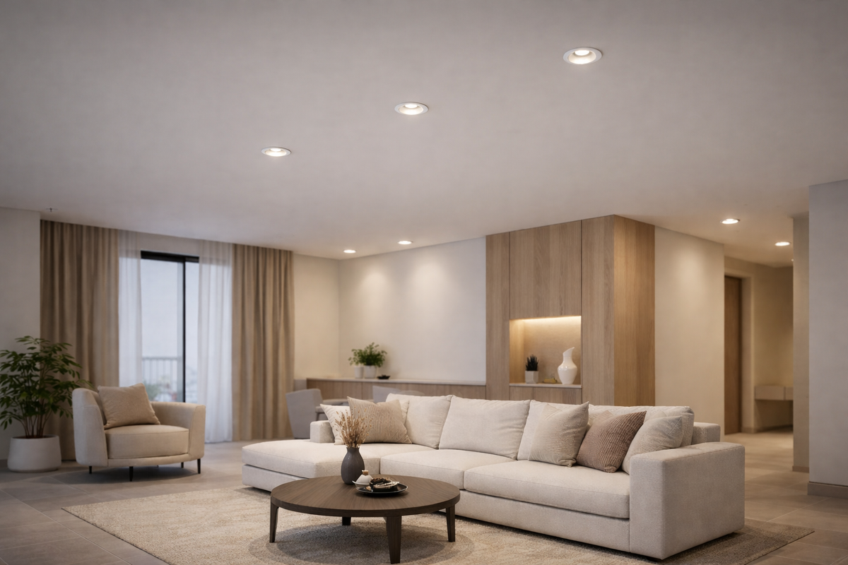 Application image of a spotlight frame 