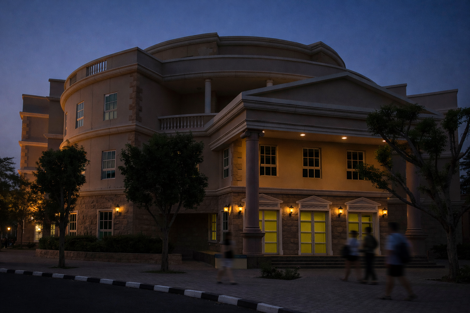 American University in Dubai Lighting at Dubai, UAE