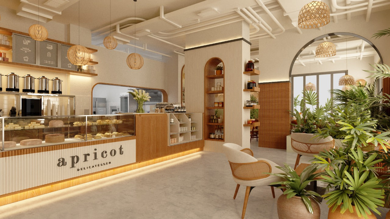 Apricot Cafe Lighting at Dubai UAE