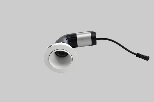 White recessed mini spot light 