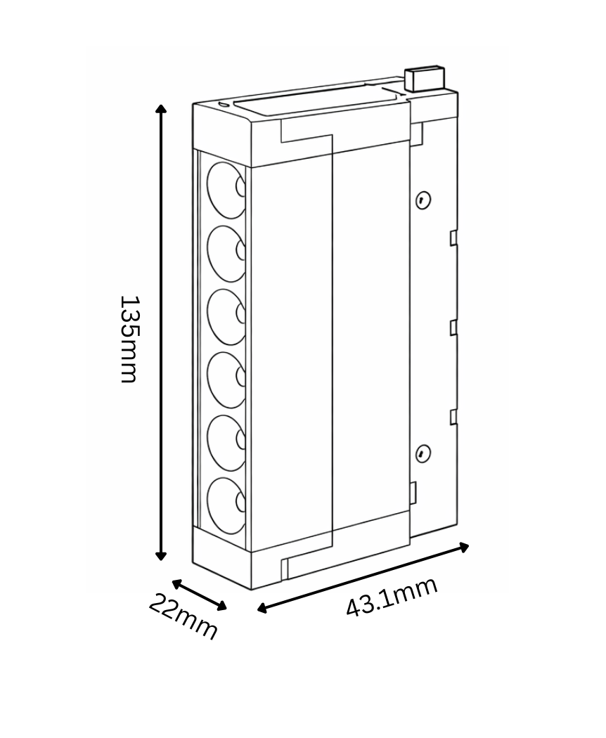 technical drawing of the adjustable grill light