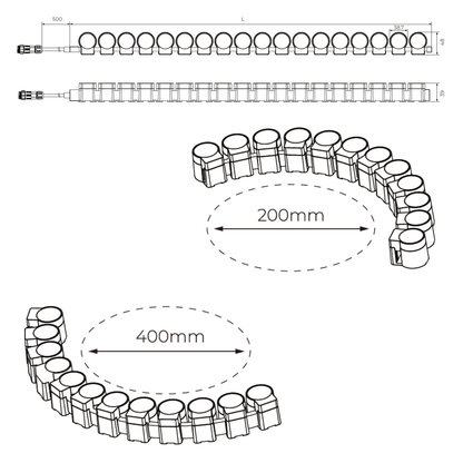 Grey bendable wall washer with COB/SMD base lamp
Verta flexible wall washer gulf lights
Verta wall washer gulf lights
Verta wall washer 
Verta wall lights