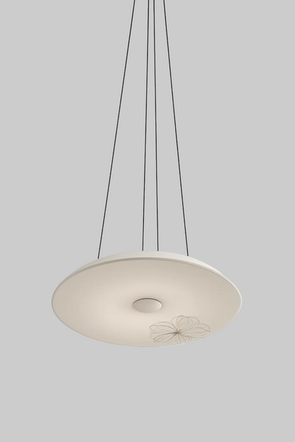 Pendant light fixture with D base lamp
