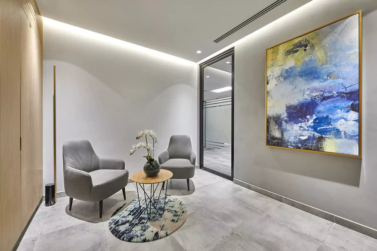 Bluecrest Capital management Office 1 Lighting at Dubai, UAE