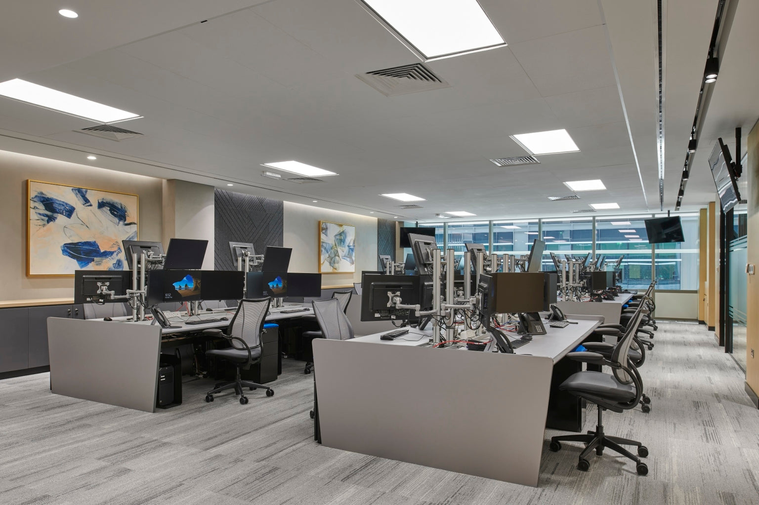 Bluecrest Capital management office 1 lighting at Dubai, UAE