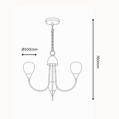 Decorative pendant light in UAE