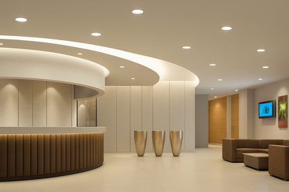 Round recessed LED light 