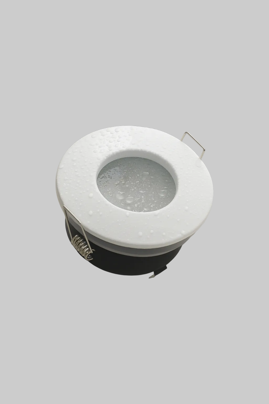 Round white spotlight fixture 