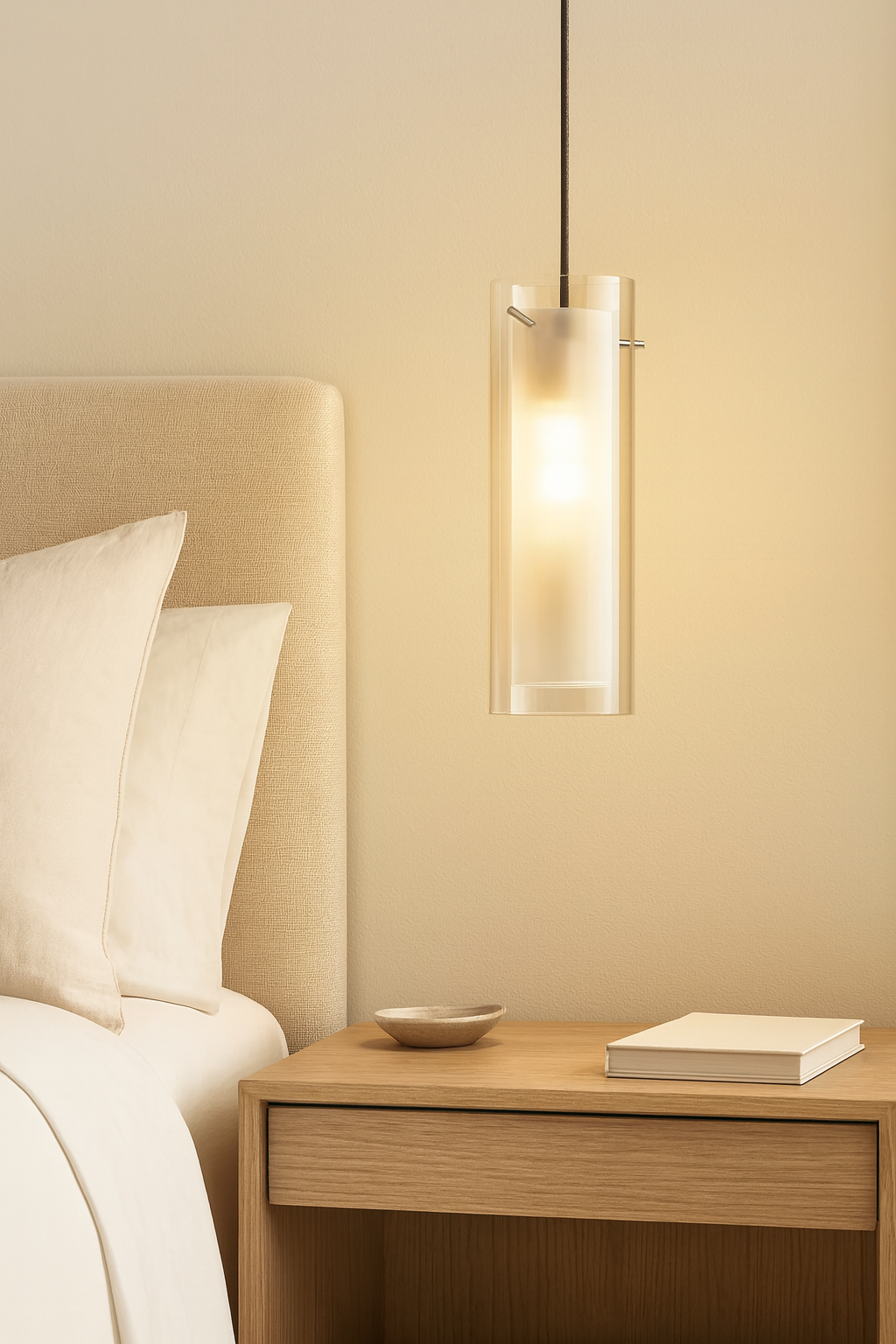 Application image for decorative glass pendant 