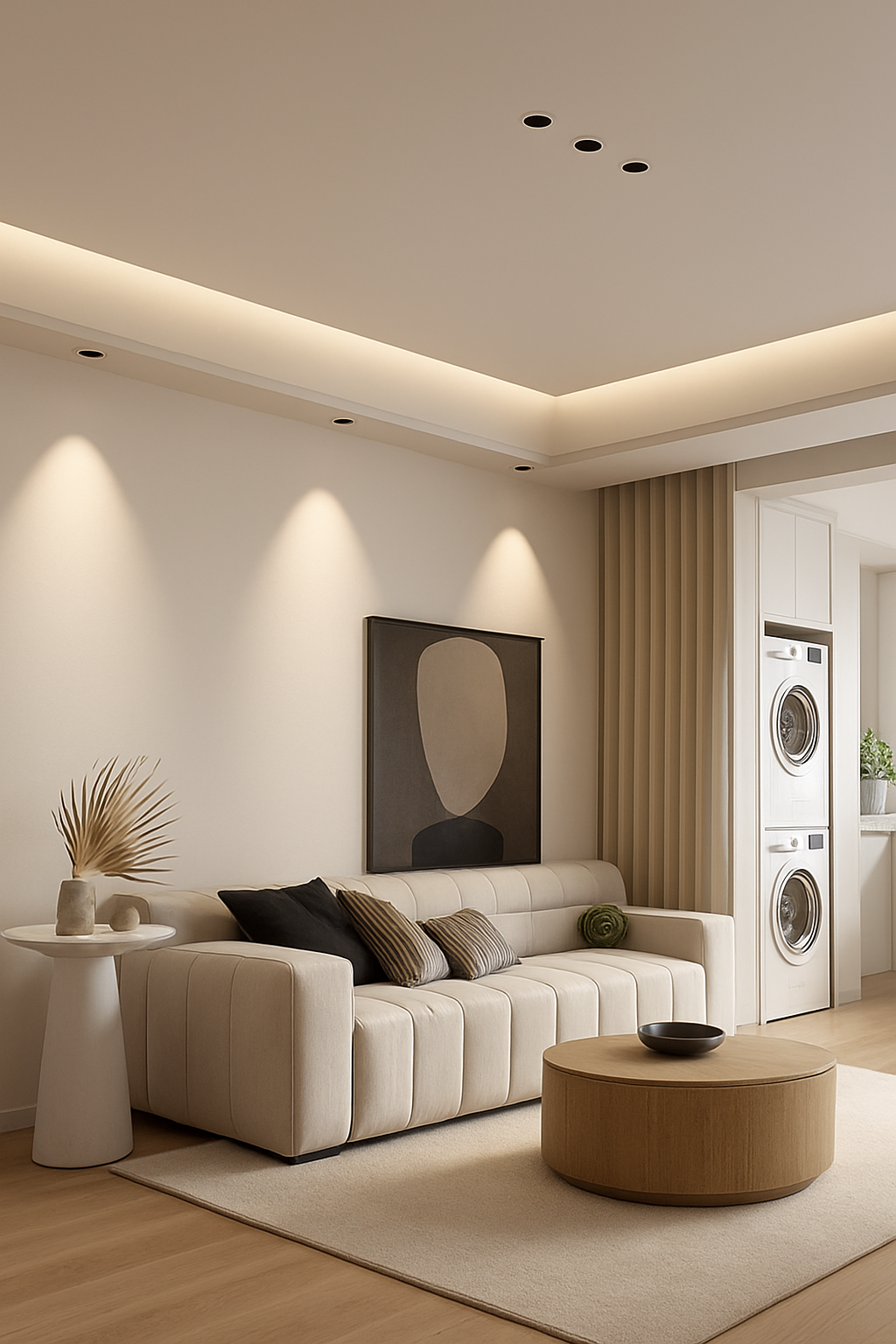 Application image for the spot light with black reflector