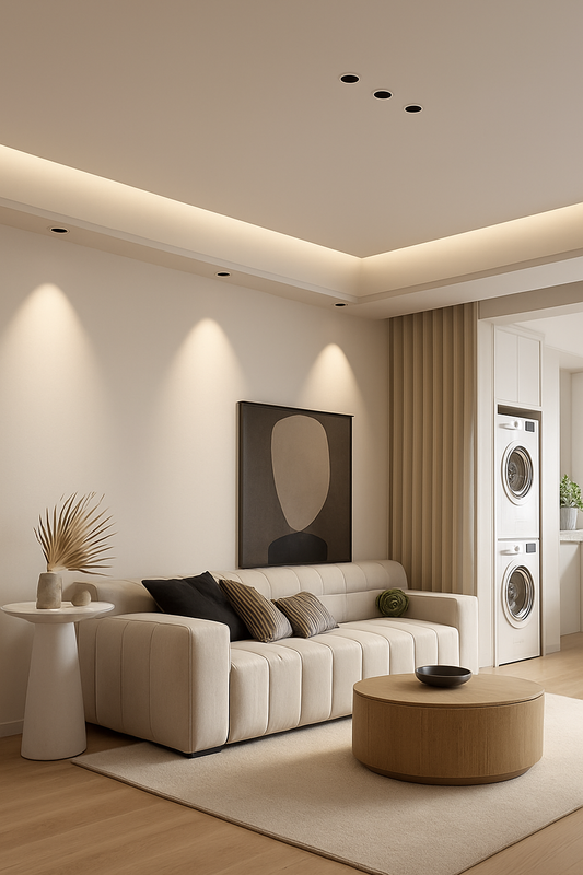 Application image for the spot light with black reflector