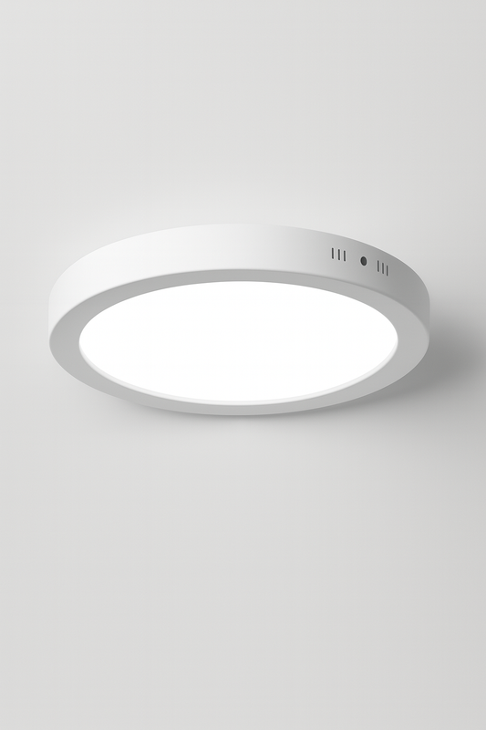 Ceiling panel light fixture with COB/SMD base lamp