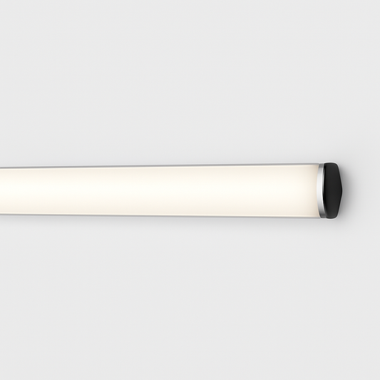 Mounted aluminium profile with SMD base lamp