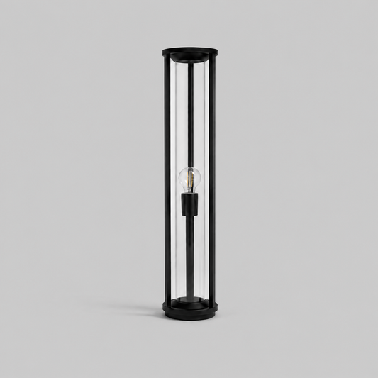 Outdoor decorative bollard light 