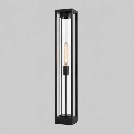 Outdoor decorative bollard light