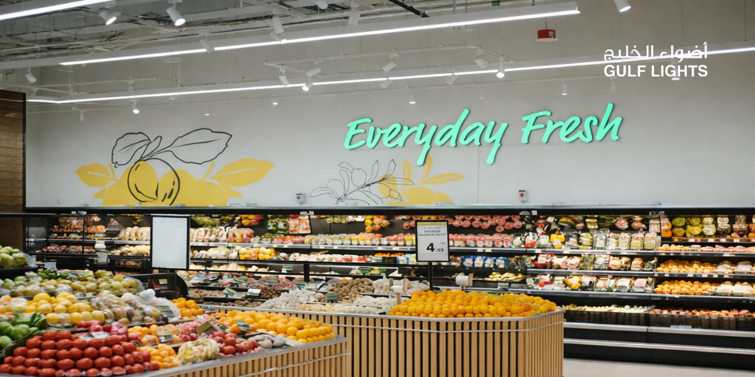 Emirates Cooperative Society Lighting at Dubai, UAE