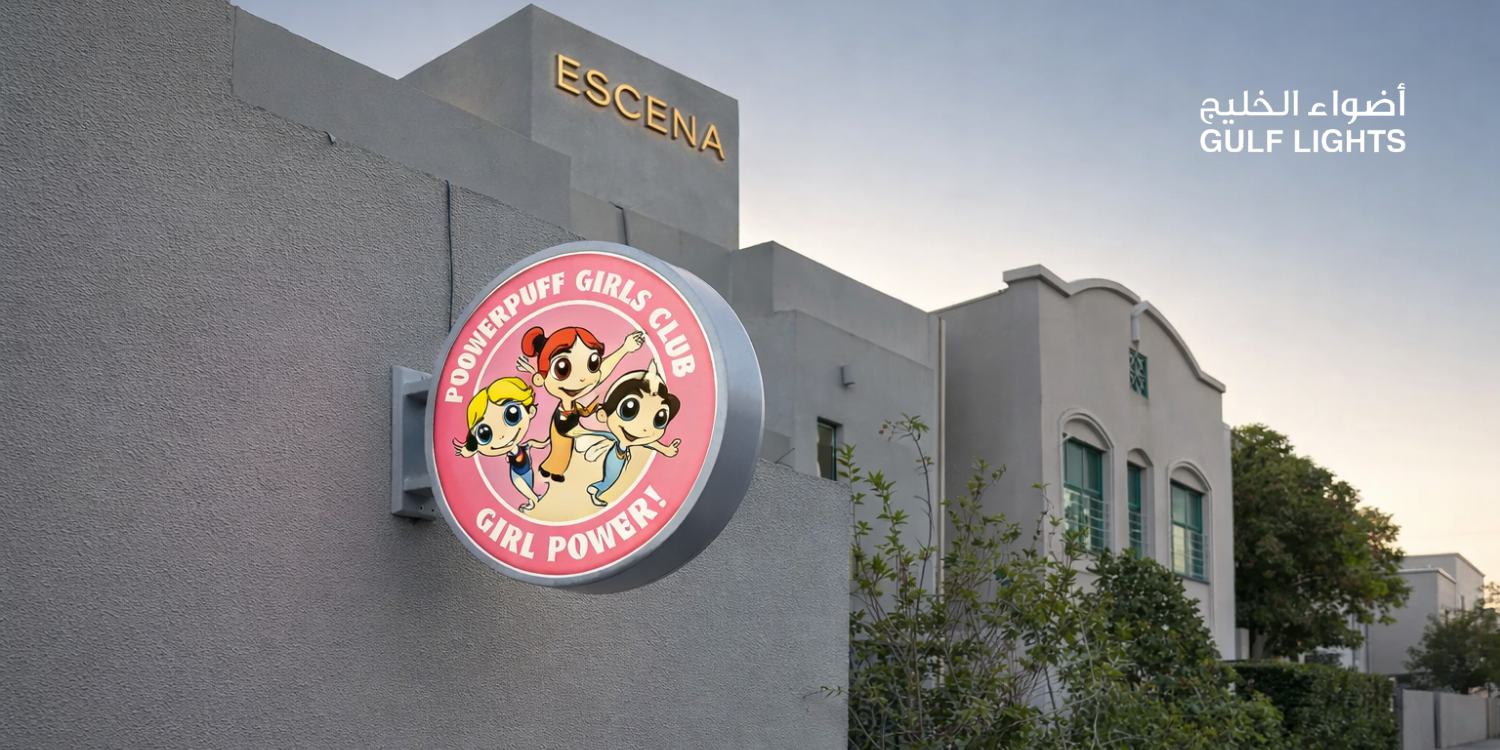 Escena Cafe Lighting at Al Ain UAE