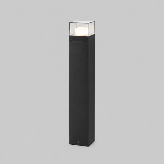 Outdoor decorative bollard light 