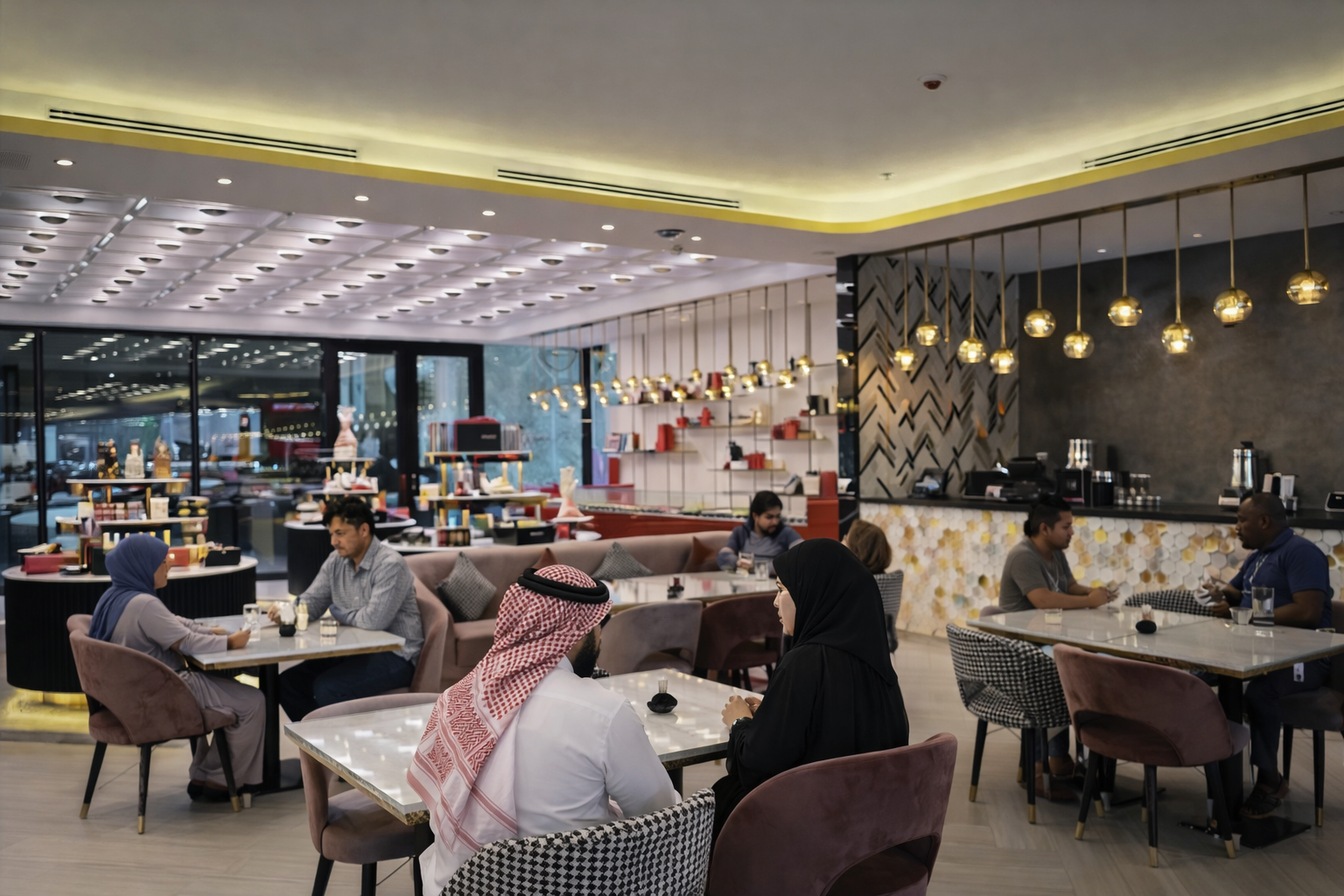 Fauchon Paris Lighting at  Jeddah, KSA