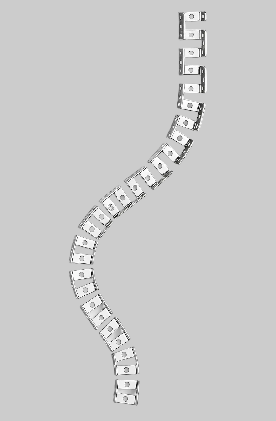 Flexible alumninium profile for strip light holder