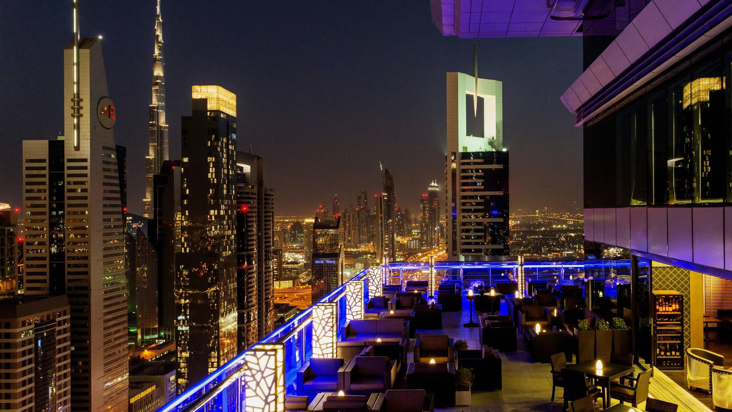 Four Points by Sheraton Sheikh Zayed Road Dubai lighting design by Gulf Lights