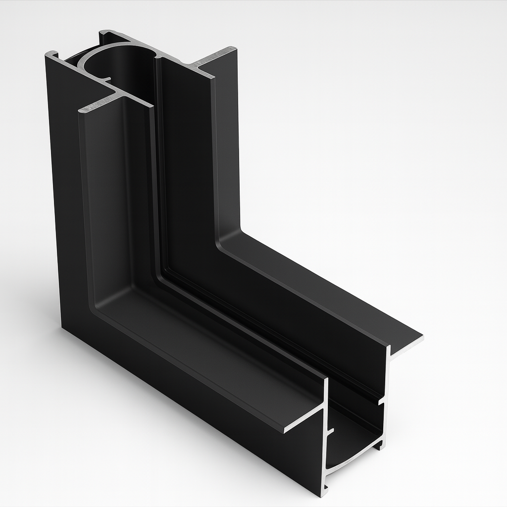 Recessed vertical corner connector for track light