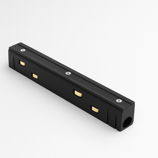 I connector between the track for strip light