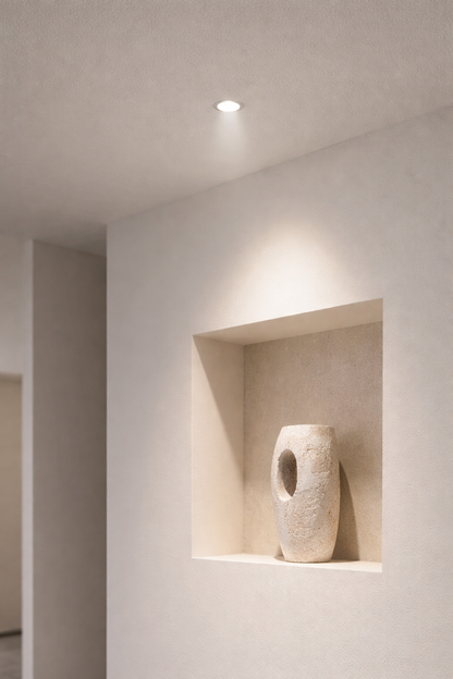 Application image of the recessed trimless spotlight fixture
Glowdot mini spot light gulf lights 
Glowdot mini spot light