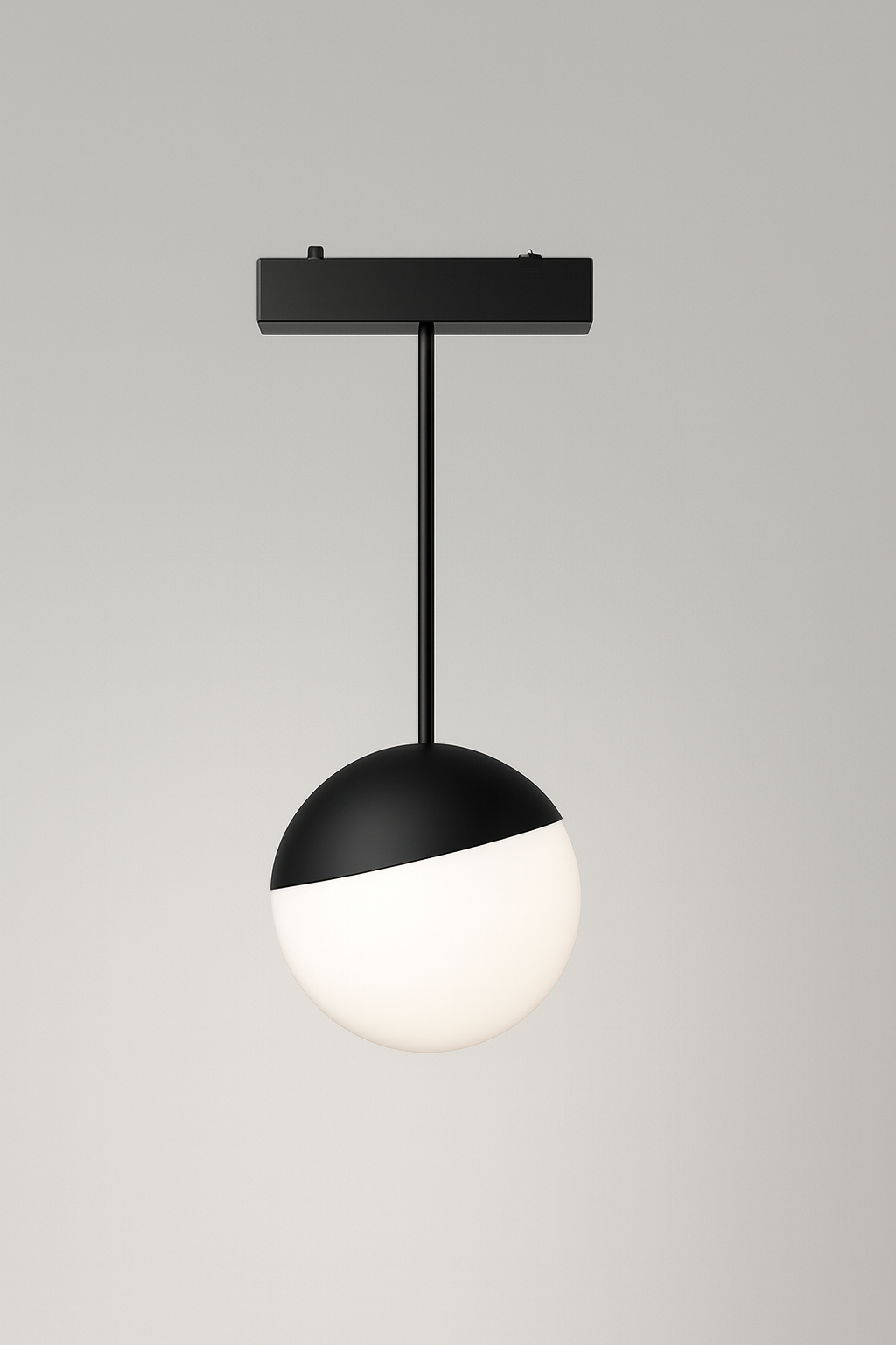 Pendant light fixture for track system