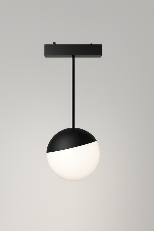 Pendant light fixture for track system