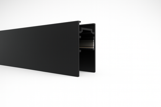 Surface-mounted track system for strip light
