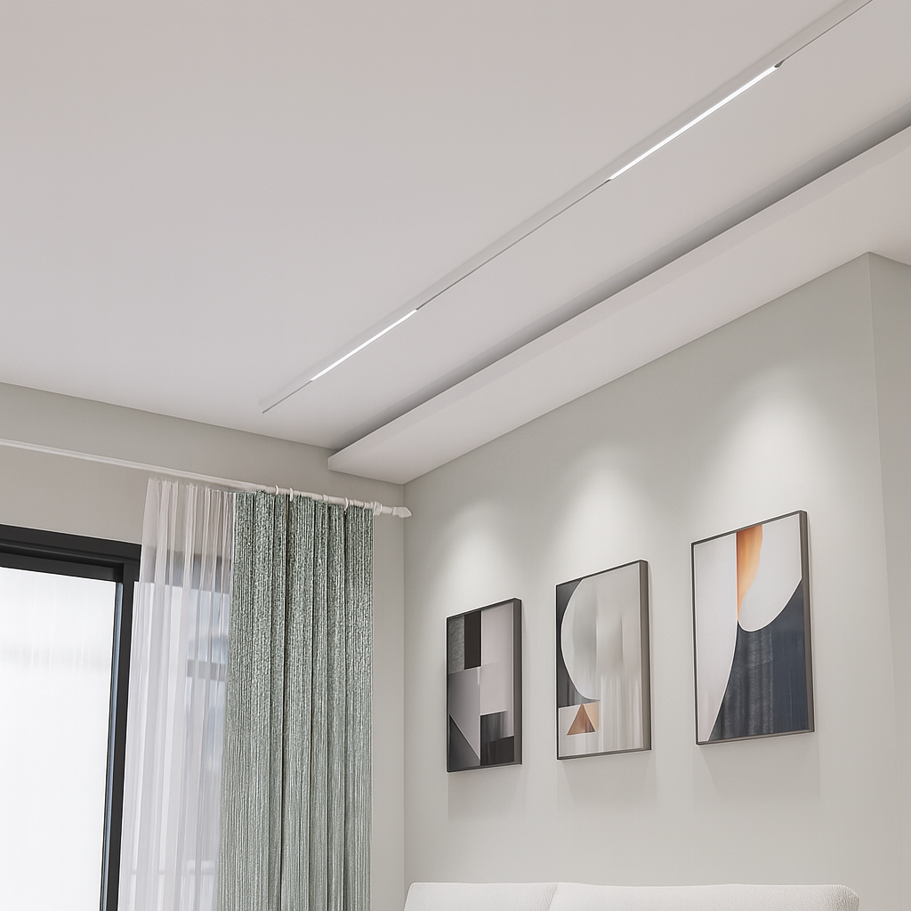 Application image for the magnetic track light 