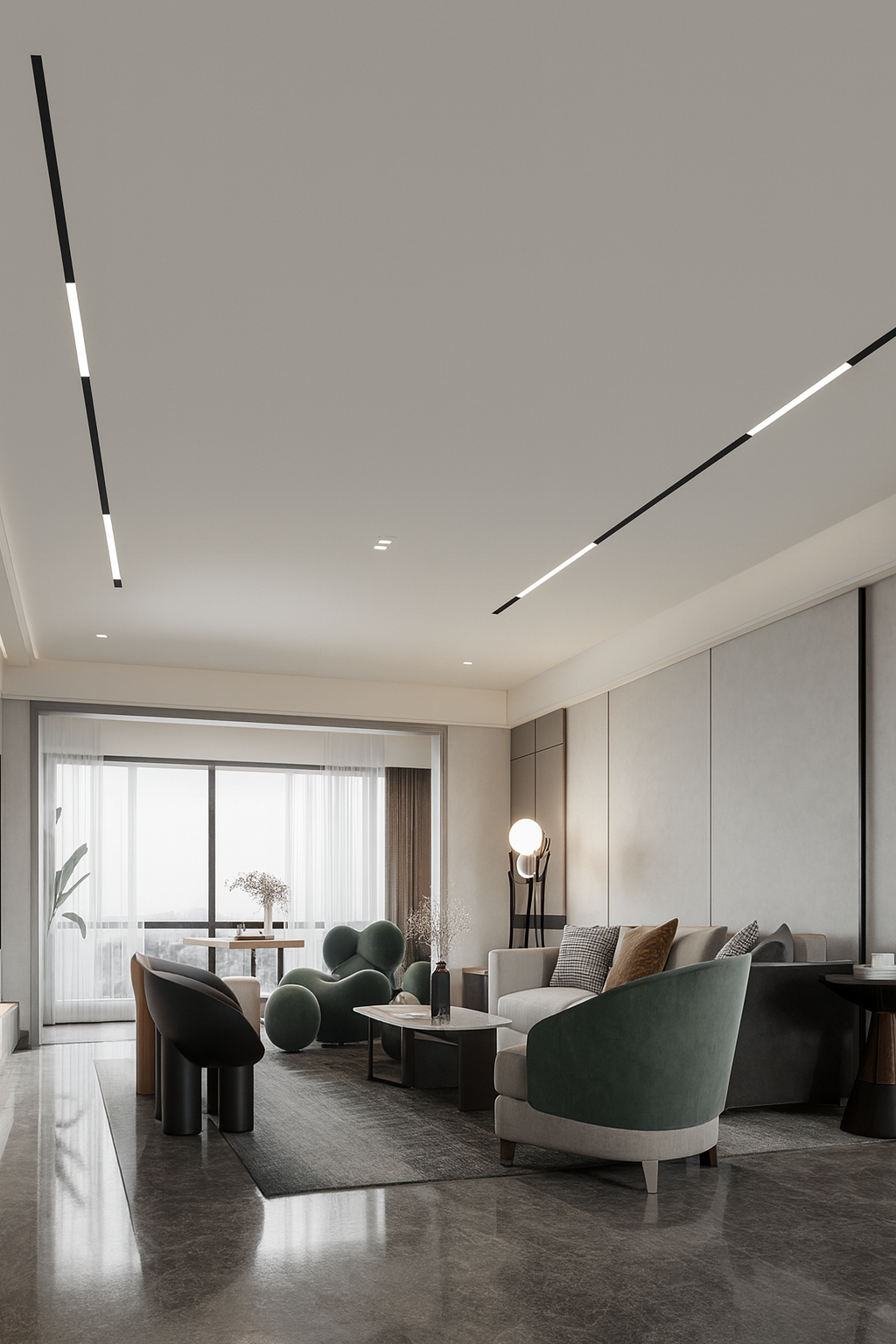 Application image for the magnetic  track light 