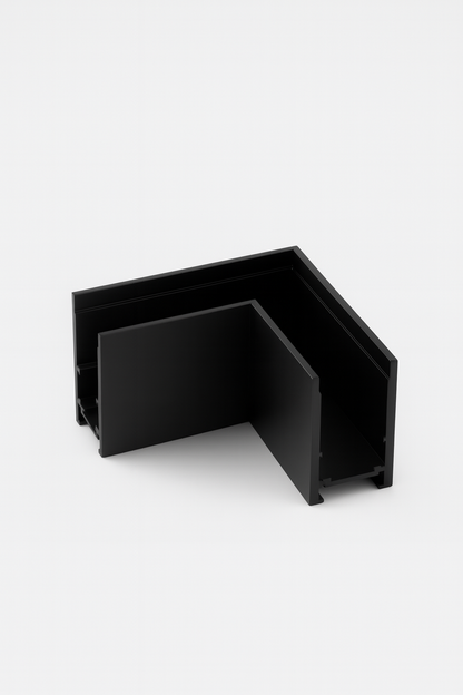 Horizontal corner connector for strip light