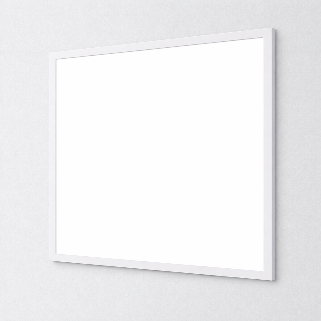White square panel light with COB/SMD base lamp