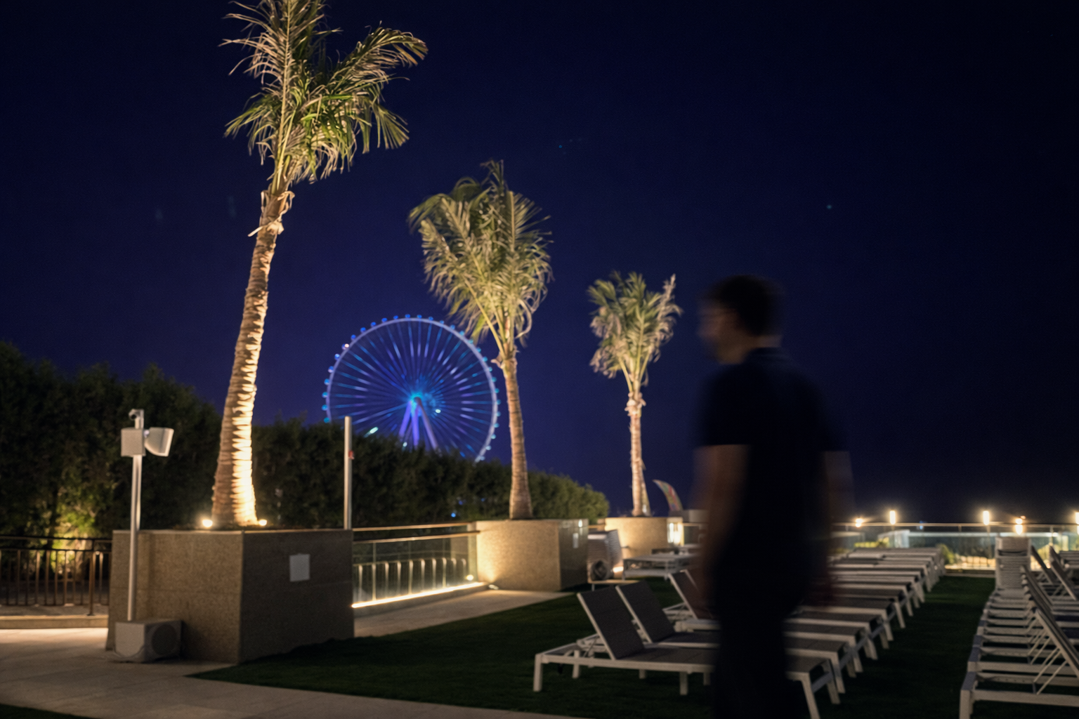 Hiton hote lighting at dubai JBR UAE