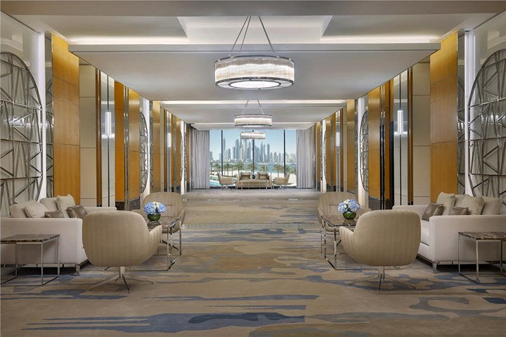 Hilton hotel lighting at palm jumeirah UAE