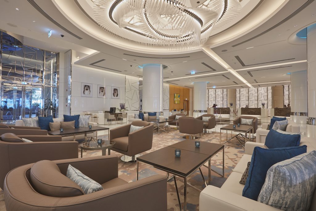Hilton hotel lighting at palm jumeirah UAE