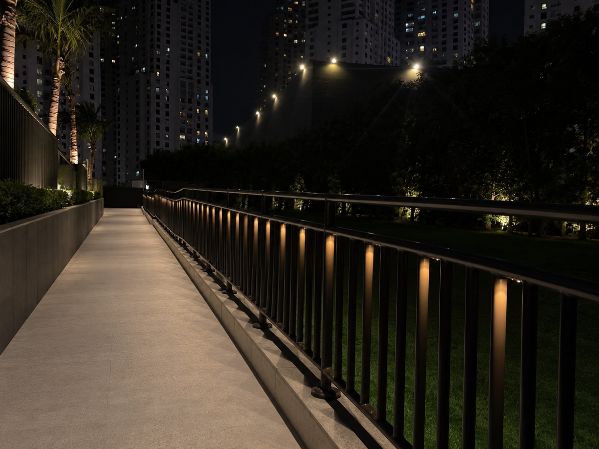 Hiton hote lighting at dubai JBR UAE