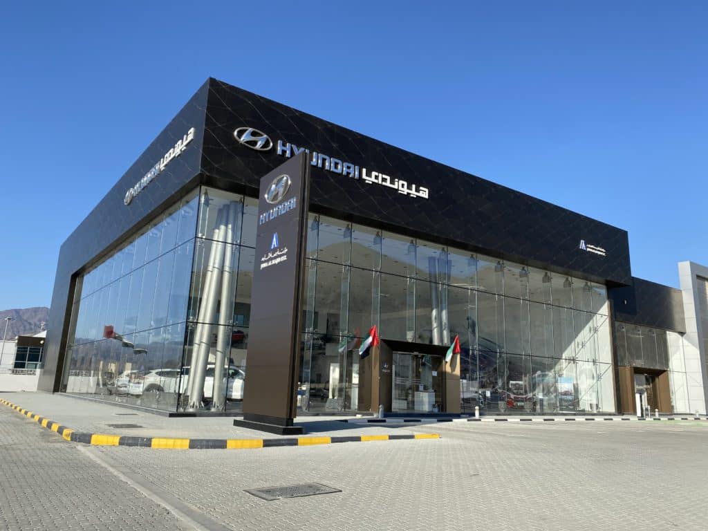 Hyundai Showroom Lighting Fujairah UAE