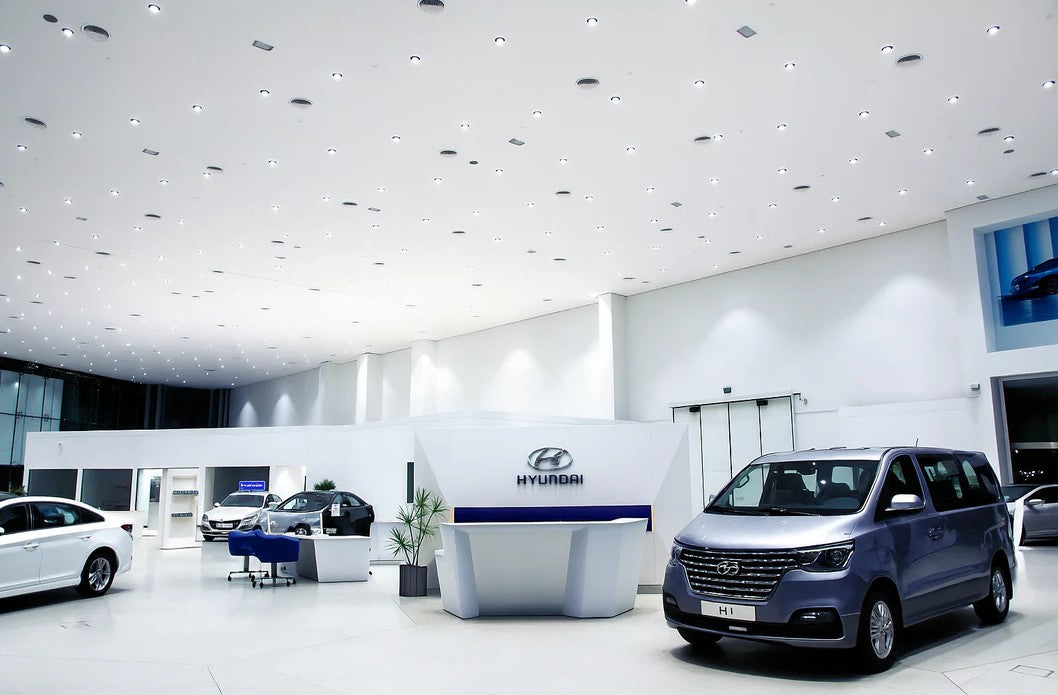 Hyundai Showrrom lighting at Tasjeel, Sharjah, UAE