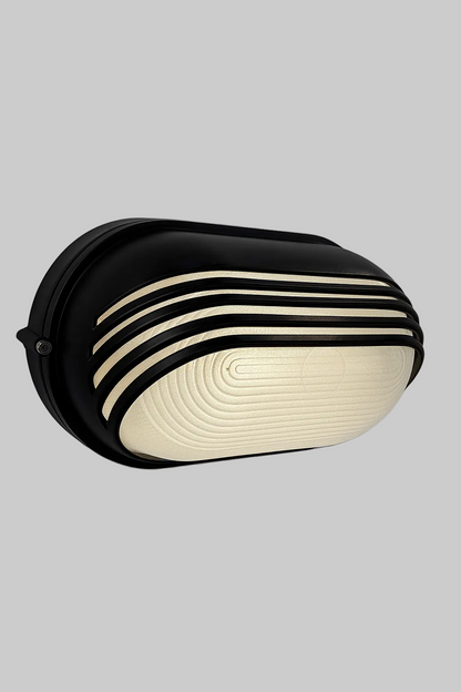 Black and white wall light fixture  E27 base lamp