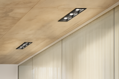 Application image for the triple recessed square spot light frame 