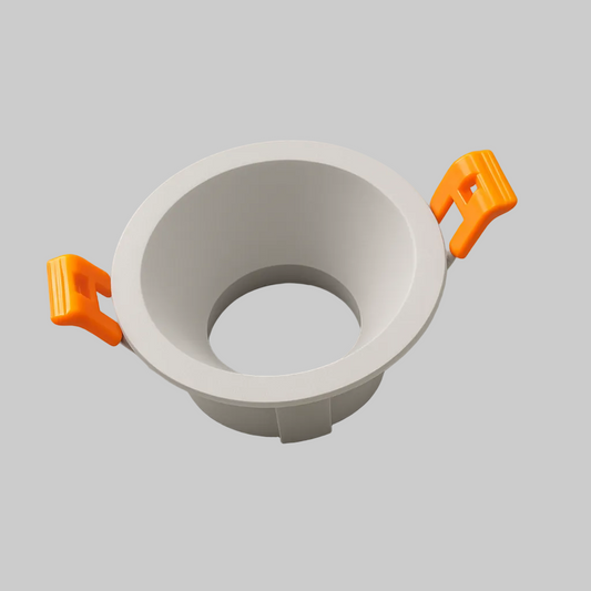 Round recessed MR16 Base spotlight frame