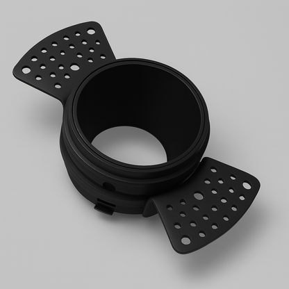 Black trimless spotlight frame