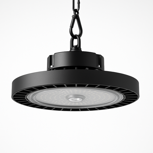 Black industrial pendant highbay light with COB/SMD light