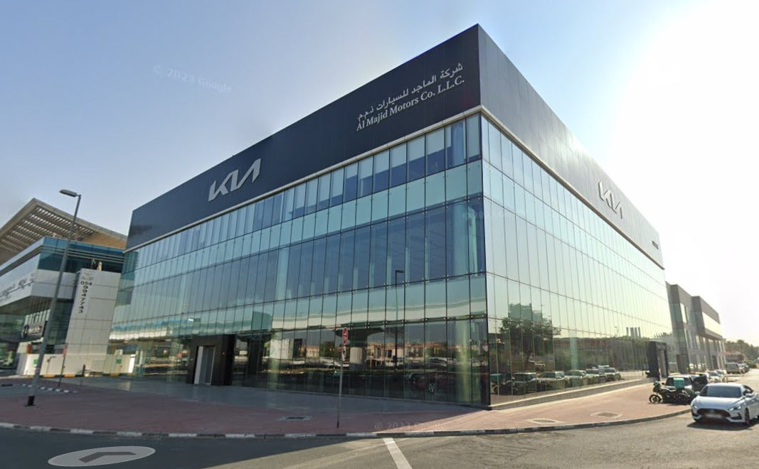 Kia flagship showroom lighting Dubai, UAE