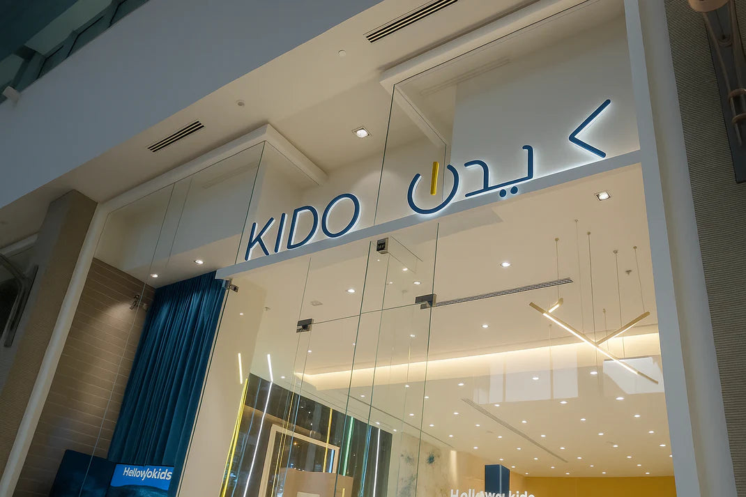 Kido store Lighting at Dubai, UAE