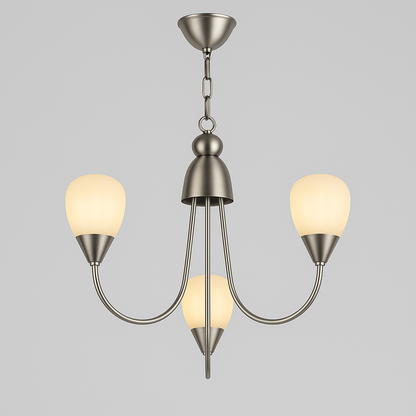 Suspended decorative light with E14 base lamp