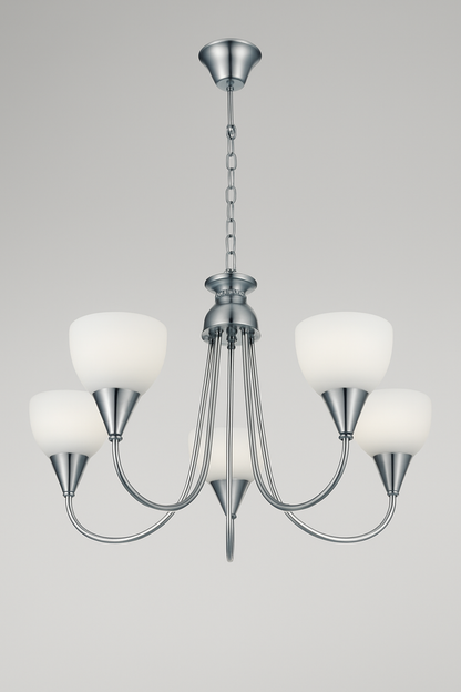 Suspended decorative light with E27 base light